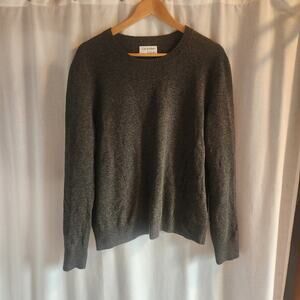 Calvin Klein Men's M Charcoal Black Wool Sweater